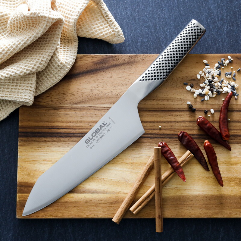 楽天市場】【レビュー特典】 グローバル包丁 『 文化 18cm G-4