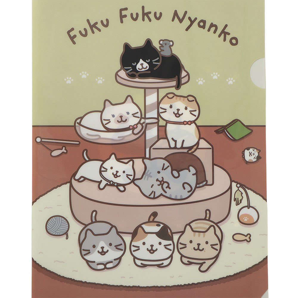 ふくふくにゃんこ キャットタワークリアファイル【WEB限定】 – HAPiNS