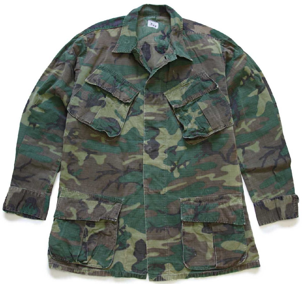 70s 米軍 U.S.ARMY ERDL ミックスリーフカモ ジャングルファティーグ