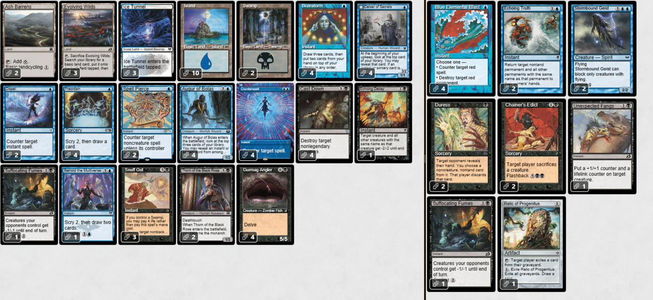 パウパー青単デルバー（サイドボード解説2）｜tarte