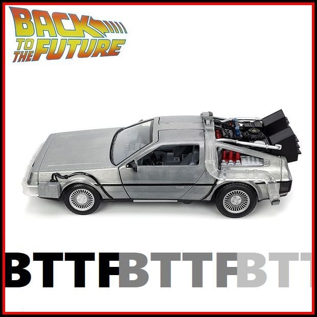 バックトゥザフューチャー】パート1/デロリアン/ダイキャスト/ミニカー