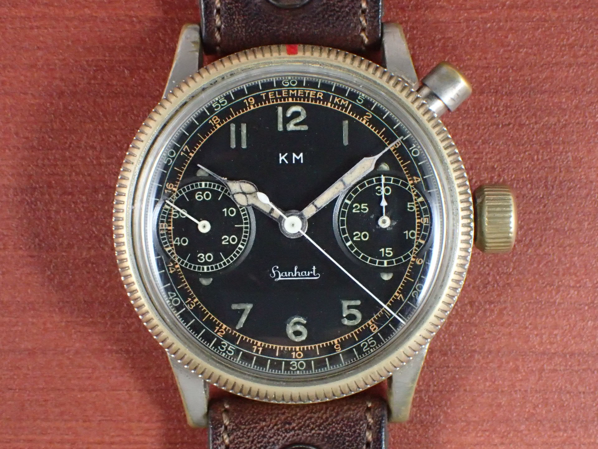 ハンハルト ドイツ海軍 KM クロノグラフ 1940年代 | VINTAGE WATCH