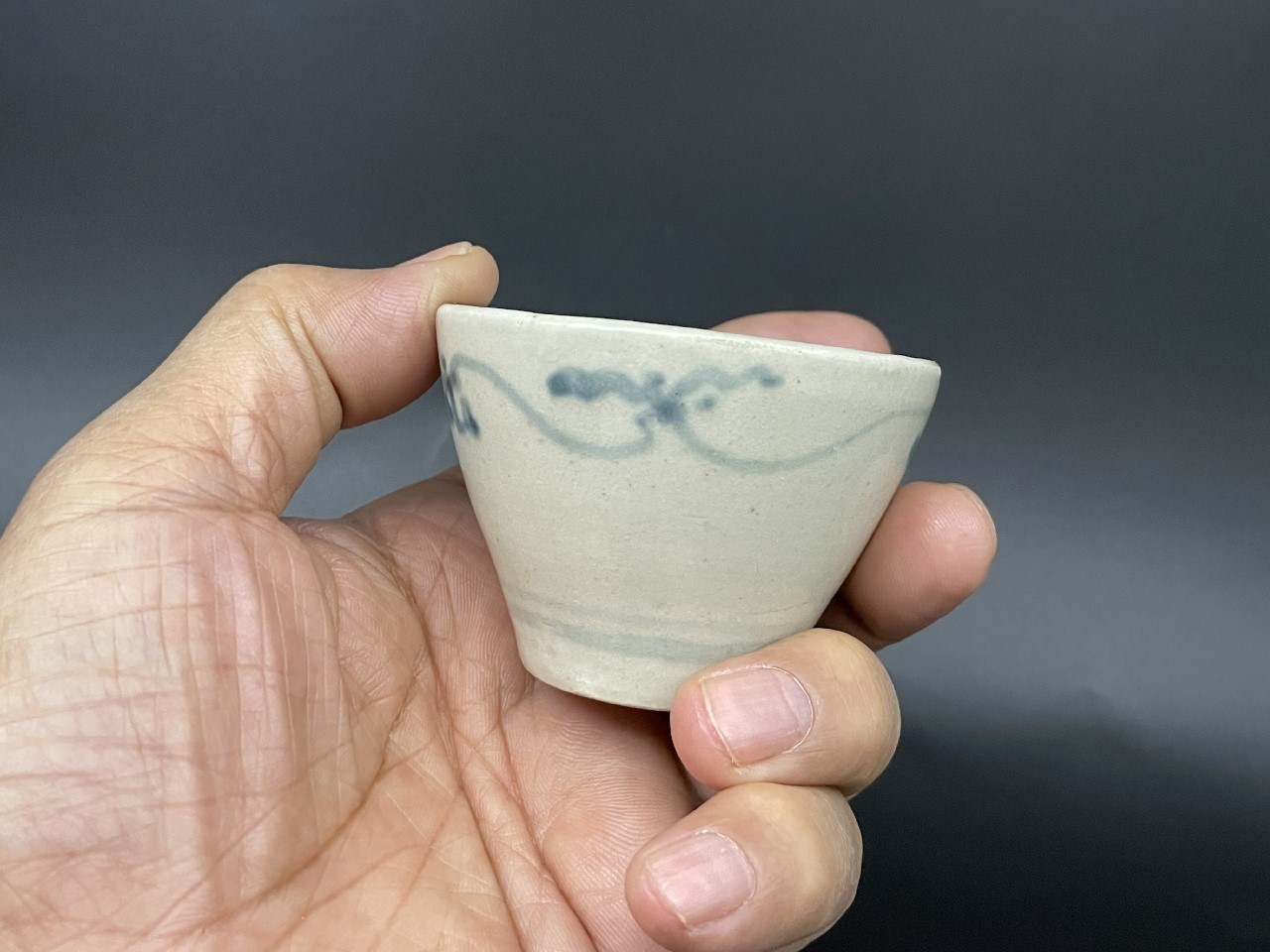 ギャラリー安原 / 瀬戸 太白手 唐草文そば猪口