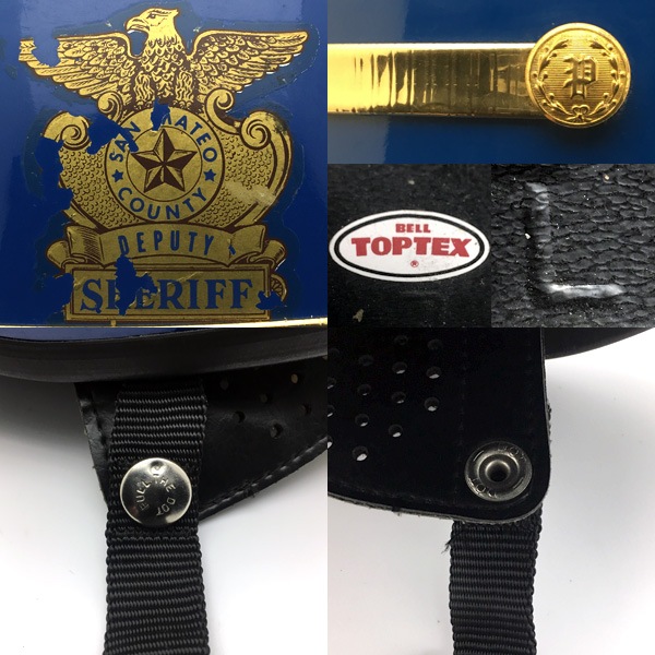 60's BELL TOPTEX POLICE LIGHT BLUE×BLUE 60cm | SPEED ADDICT