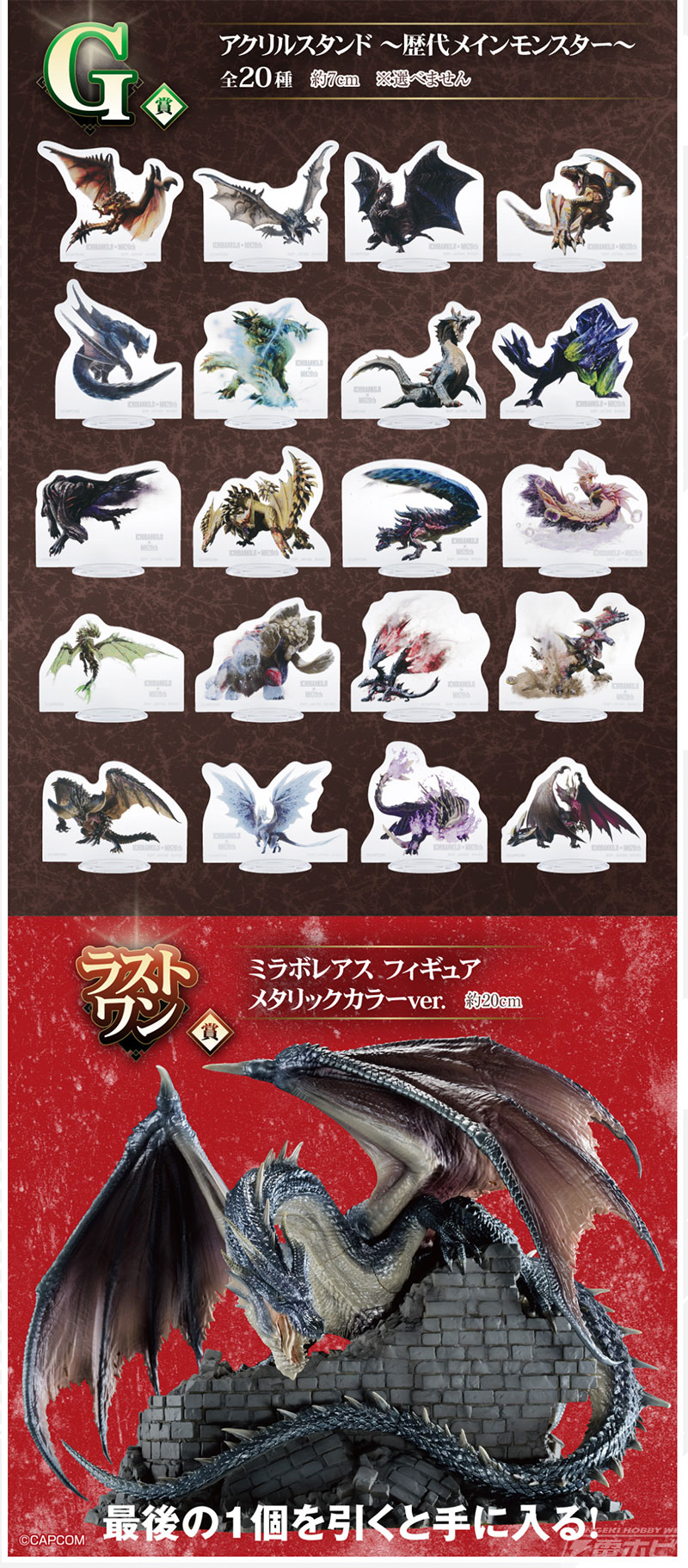 ミラボレアスのフィギュアが当たる！「モンスターハンター」20周年記念