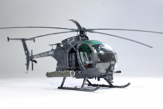 プロビルト AH-6J リトルバード ナイトストーカーズモデル 1:35