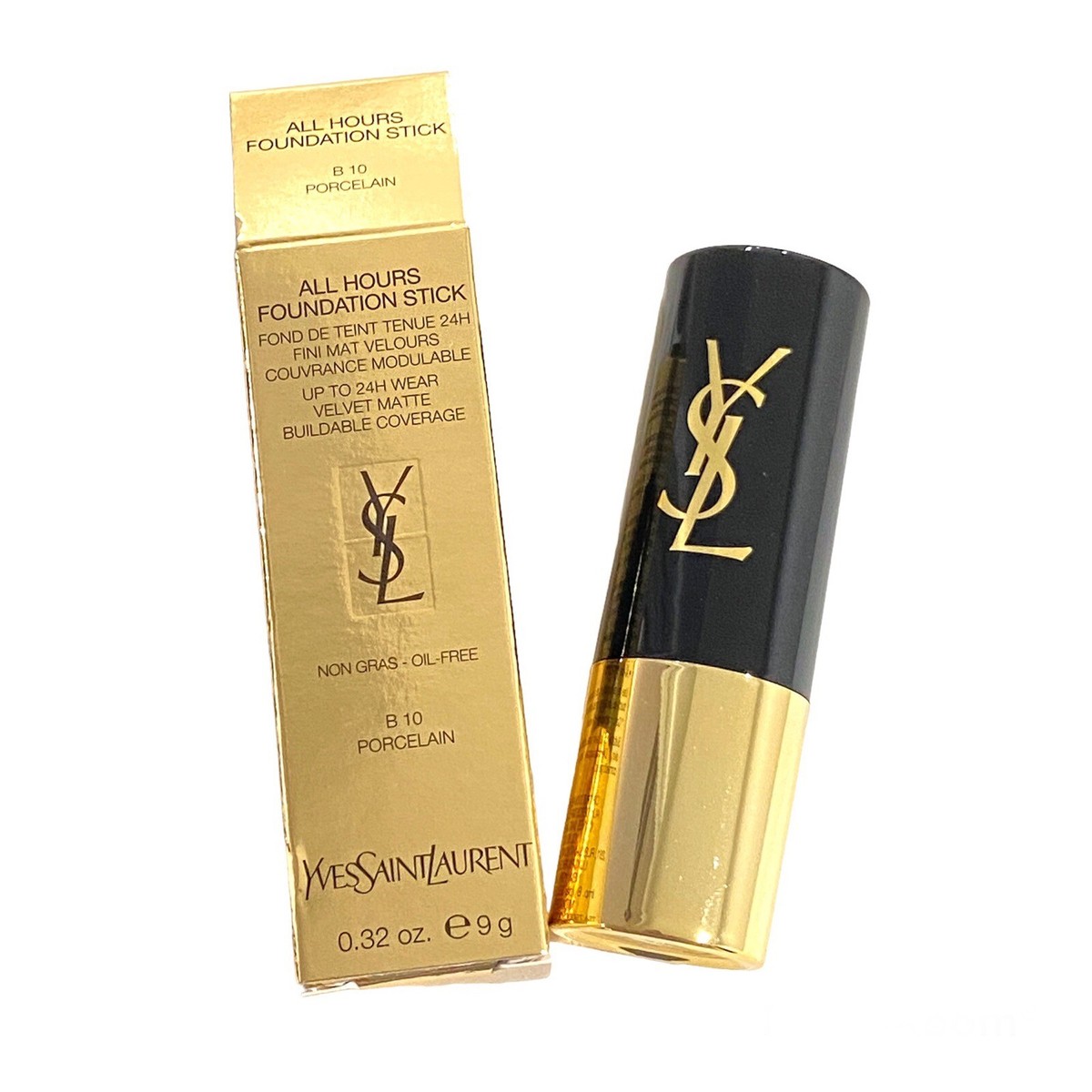 YSL All Hours Stick Foundation B10 Porcelain New NIB Yves Saint