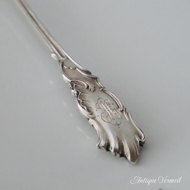 アールヌーヴォー期のフランス銀器アイスクリーム・スプーン