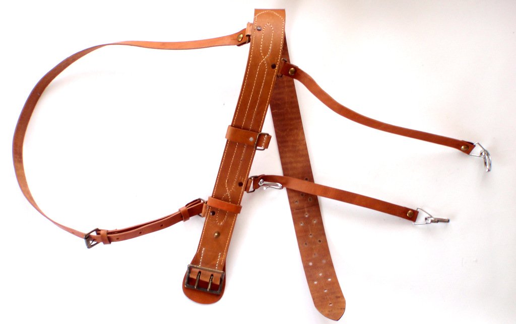 Amazon.co.jp: [琥花堂] 日本海軍 本革製 略刀帯 将校 下士官用 複製品