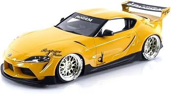 Amazon | TOP SPEED 1/18 Pandem GR スープラ V1.0 イエロー 完成品