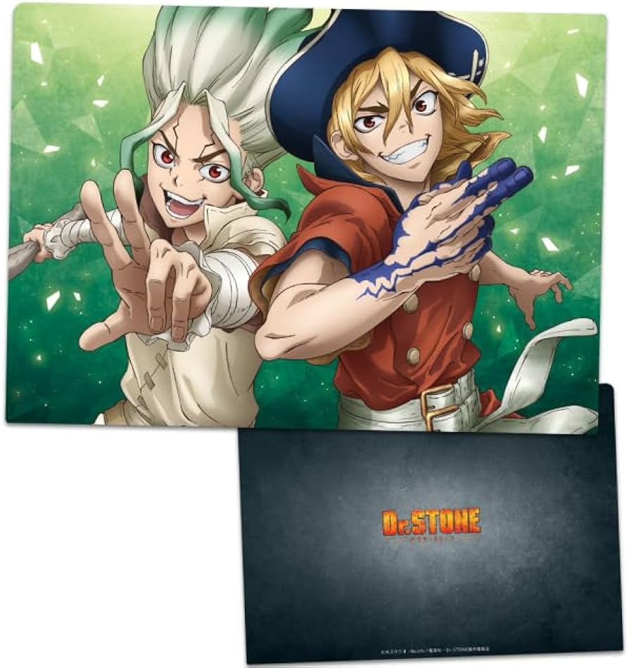 Amazon.co.jp: Dr．STONE クリアファイル 石神千空＆七海龍水