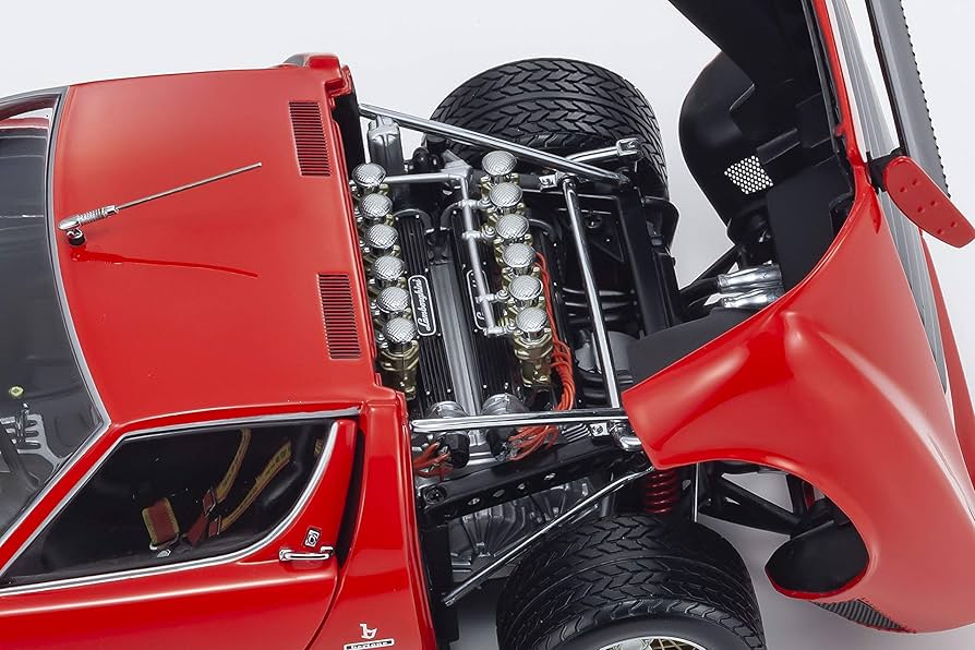 Amazon | 京商オリジナル 1/18 ランボルギーニ ミウラ SVR レッド 完成