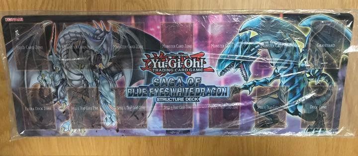 遊戯王 公式 ハーフ プレイマット 青眼龍轟臨 プレイマット『青眼龍轟臨』【-】{-}《プレイマット》