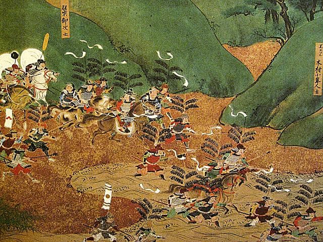 希少 #レア #NHK #賤ヶ岳合戦図屏風 #複製画 #一隻 #大河鎧兜日本刀