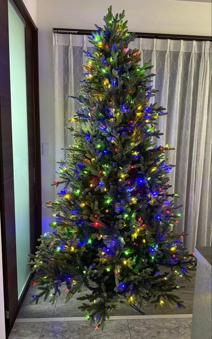 ✨特大✨大型クリスマスツリー2.2.m✨迫力満点！✨キラキラ点滅 ✨特大✨大型クリスマスツリー2.2.m✨迫力満点！✨キラキラ点滅