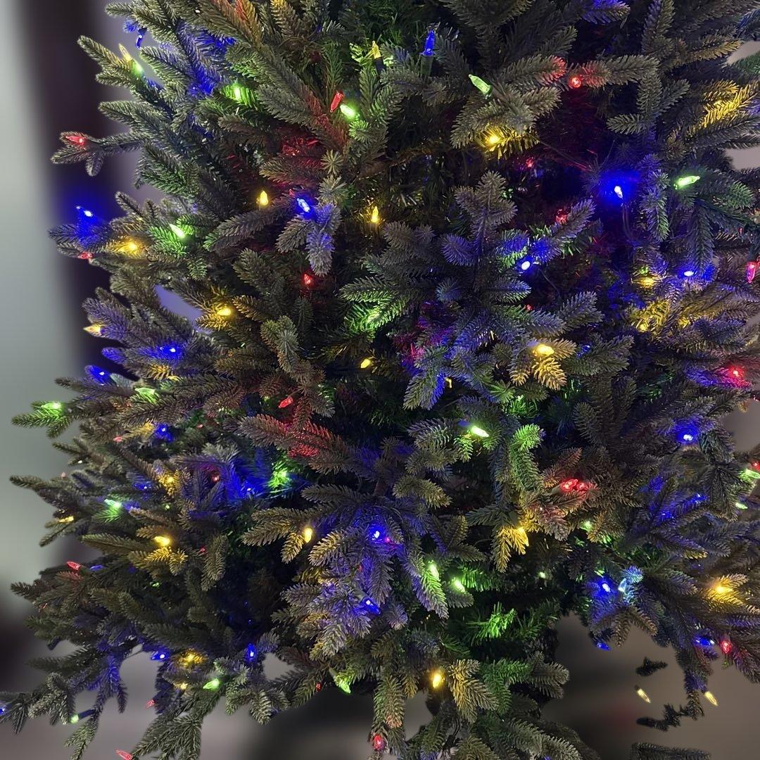 ✨特大✨大型クリスマスツリー2.2.m✨迫力満点！✨キラキラ点滅