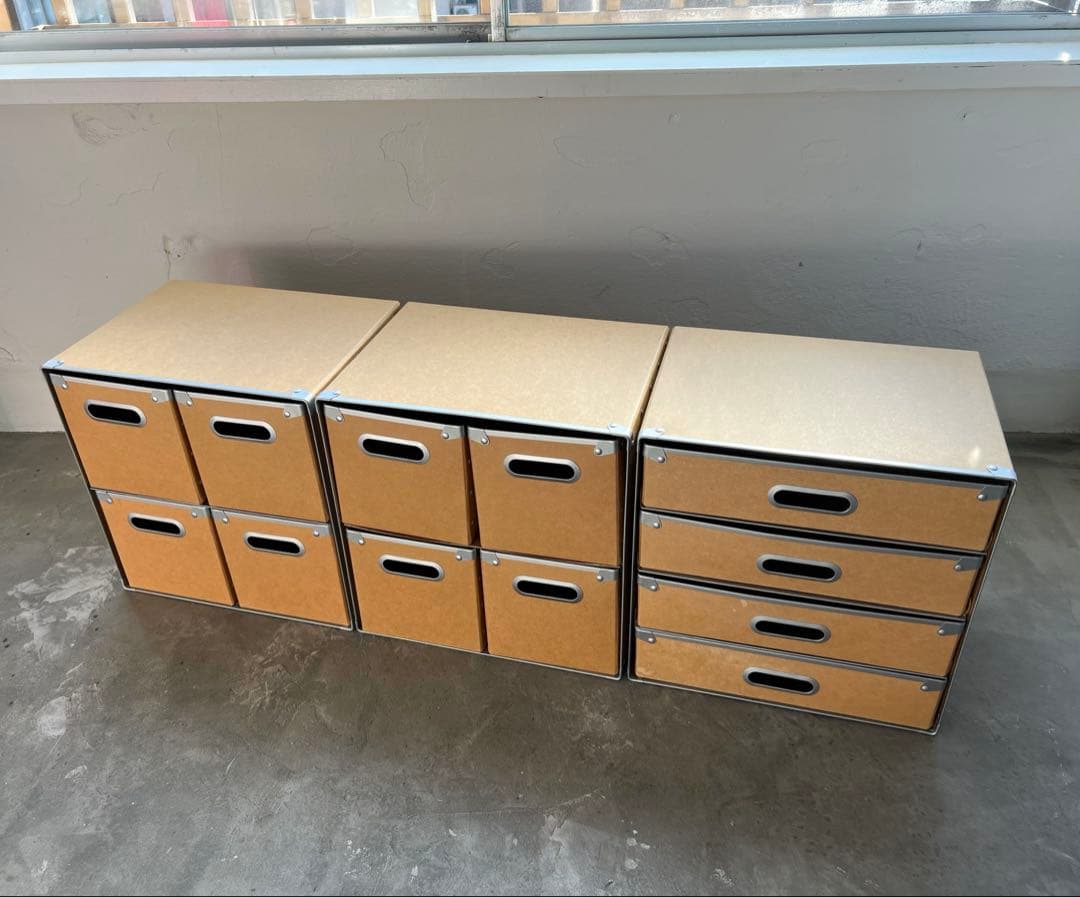 無印良品　硬質パルプボックス ３個 硬質パルプボックス・フタ式・ストッカー | 無印良品