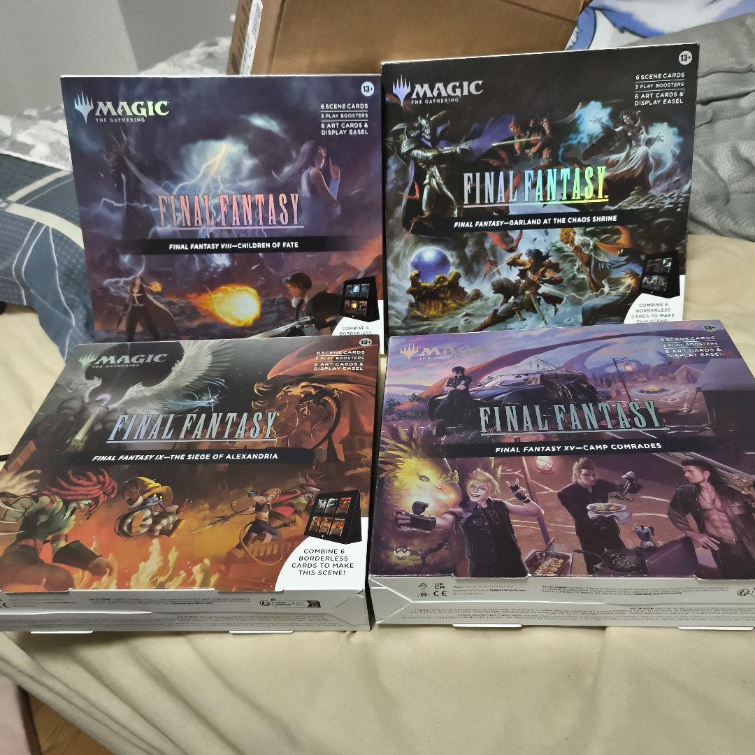 MTG FF シーンボックス 英語版 4種セット 旧サイト】『マジック：ザ・ギャザリング――FINAL FANTASY』英語版
