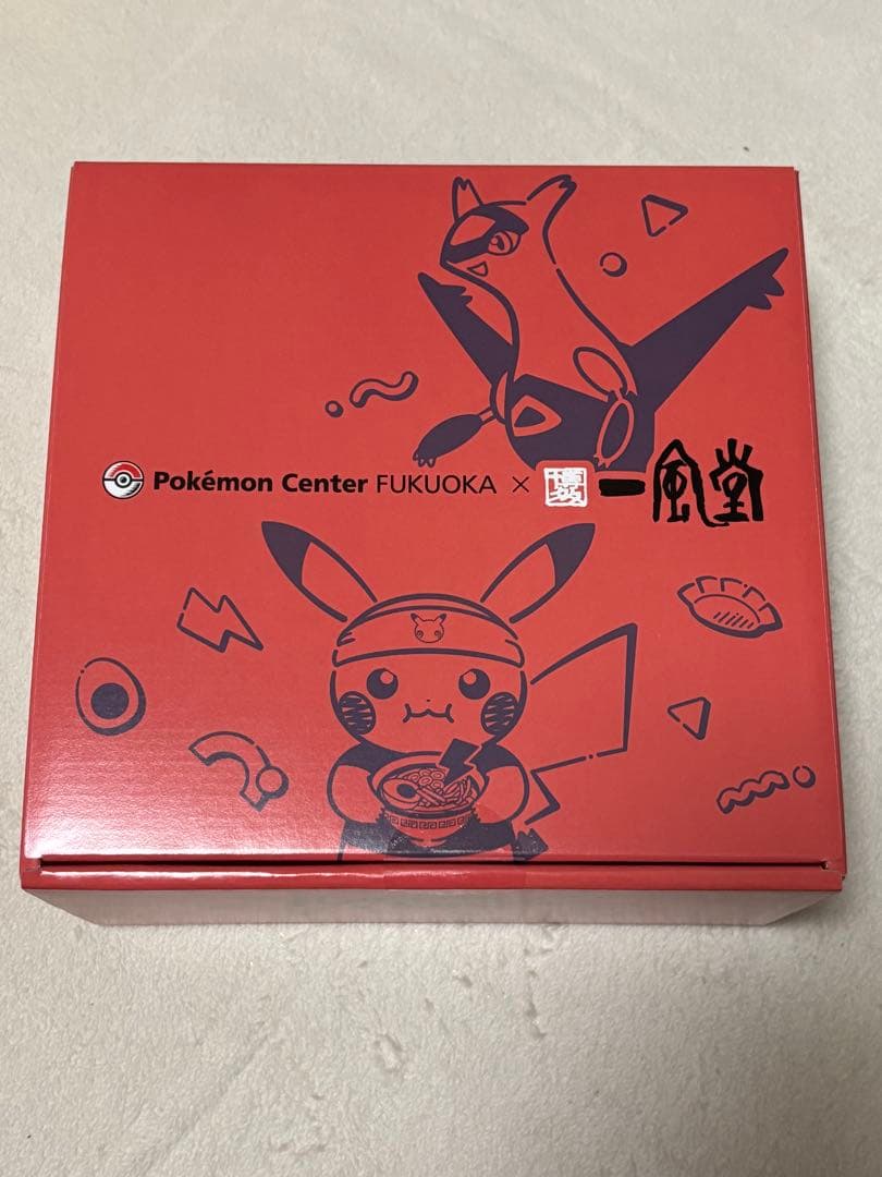 ポケモンセンターフクオカ　福岡一風堂　有田焼どんぶり赤丸 一風堂 有田焼どんぶり赤丸 ポケモンセンターフクオカR - Meccha Japan