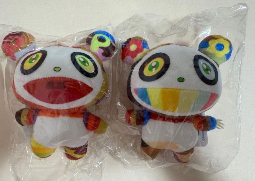 村上隆　パンダ　マスコット　キーホルダー　2個セット　未使用　正規品　親子 Amazon.co.jp: 村上隆 むらかみ たかし Kaikai Kiki murakami