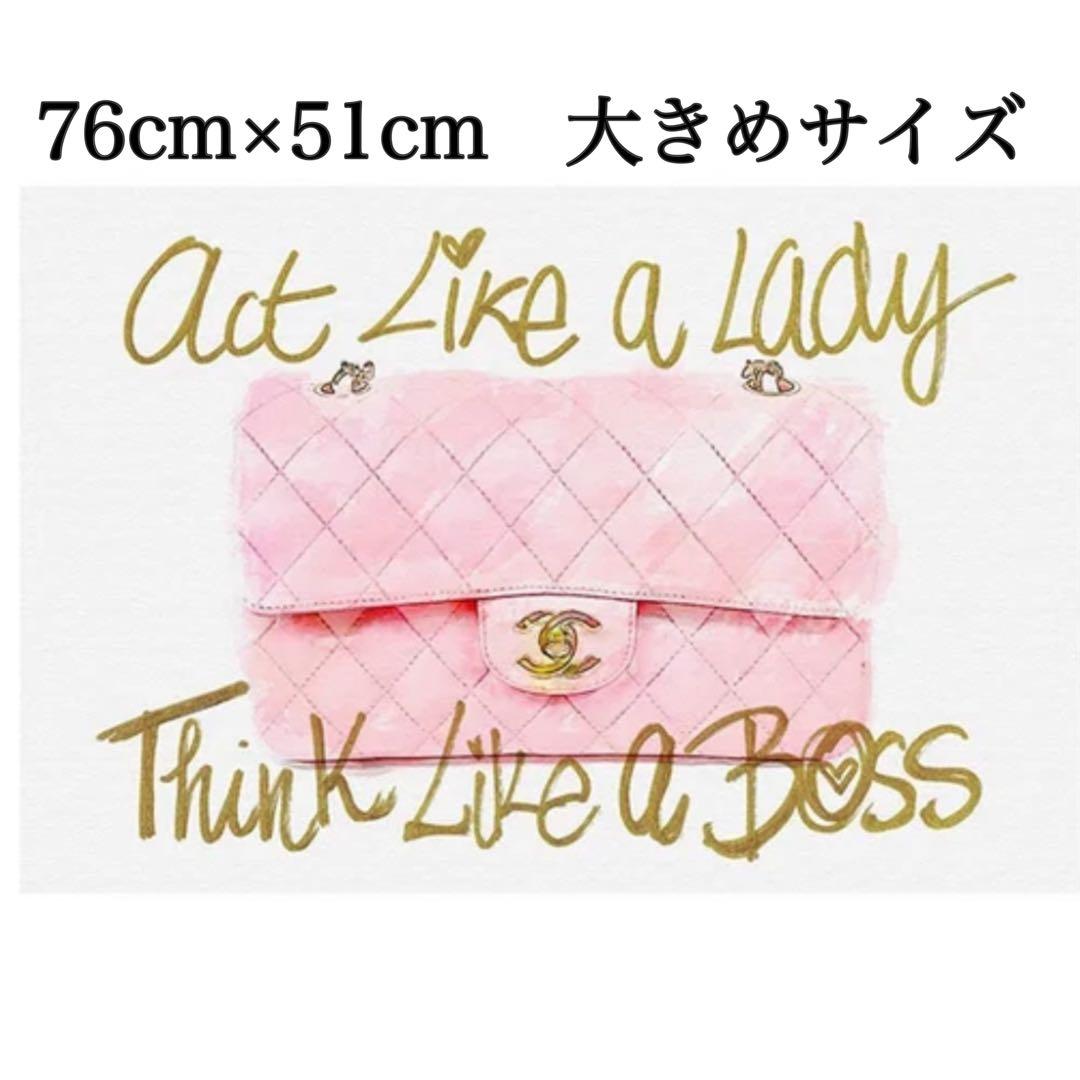 【Oliver Gal】CHANEL Like a Lady Boss 絵画 Like A Boss | By Oliver Gal