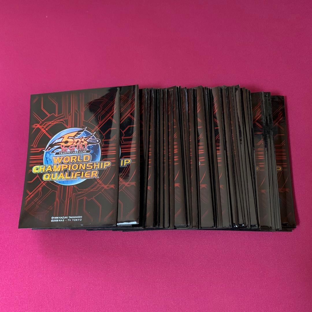 遊戯王 スリーブ WCQ 2011 赤 80枚 5D’s 遊戯王 5D's スリーブ 赤 レッド - メルカリ