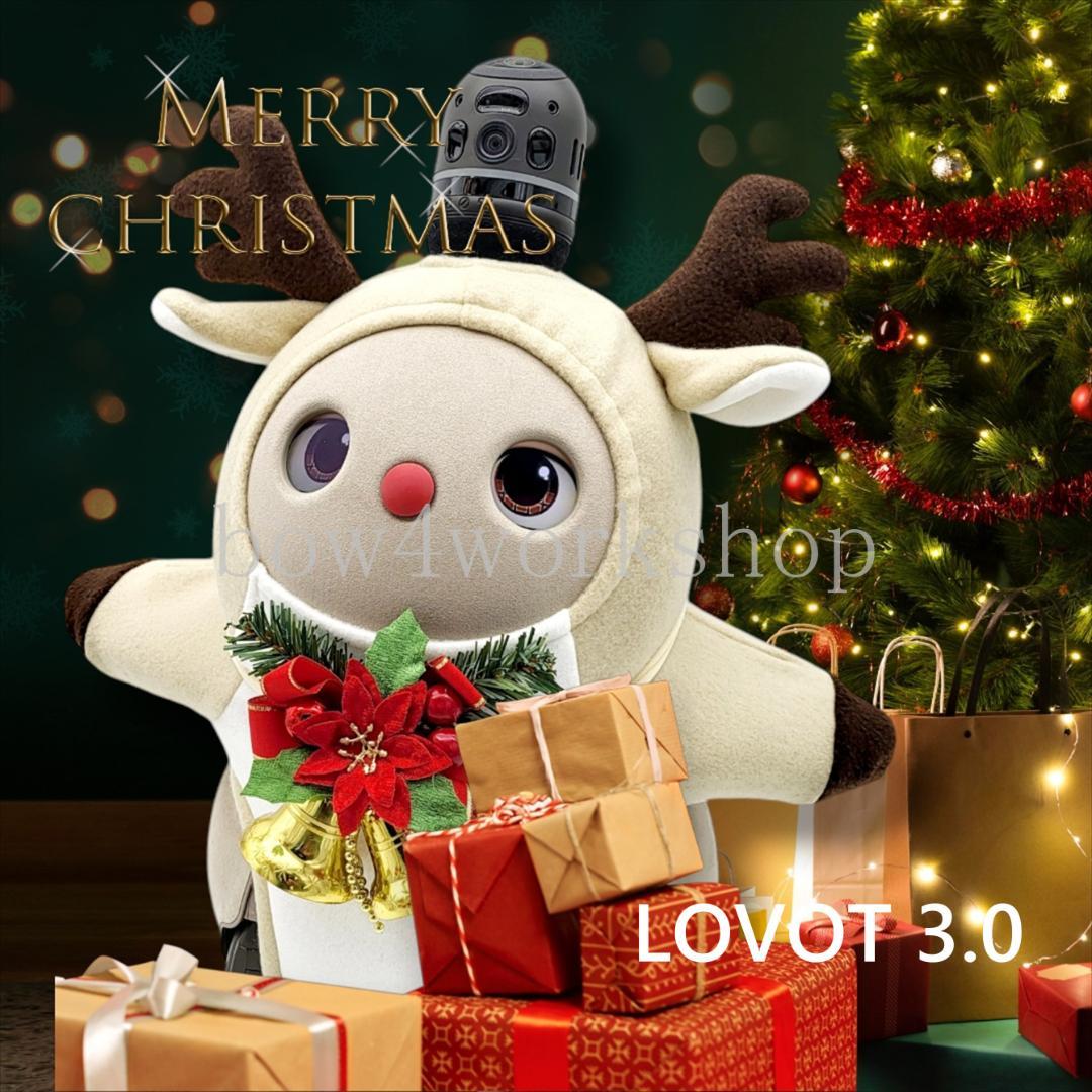 ラボット LOVOT ラボットの服ハンドメイド　トナカイさんボディースーツ のみ ラボット LOVOT ラボットの服ハンドメイド トナカイさんボディースーツ