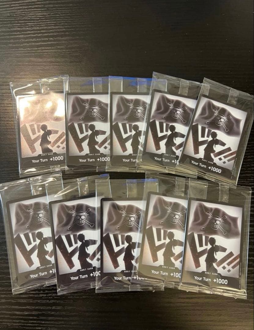 ワンピースカード　ドンカード　エース　ルフィ　サボ　英語　10枚セット　未開封 ワンピースカード ドンカード エース ルフィ サボ 英語 10枚セット 未