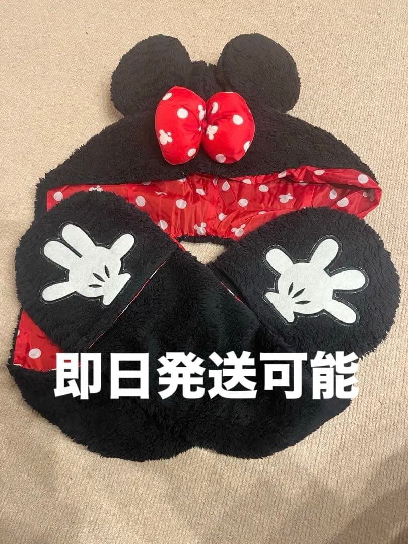 ディズニー　ミニー　ファンキャップマフラー ディズニー ミニー マフラー キャップ 帽子 ファンキャップ ドット