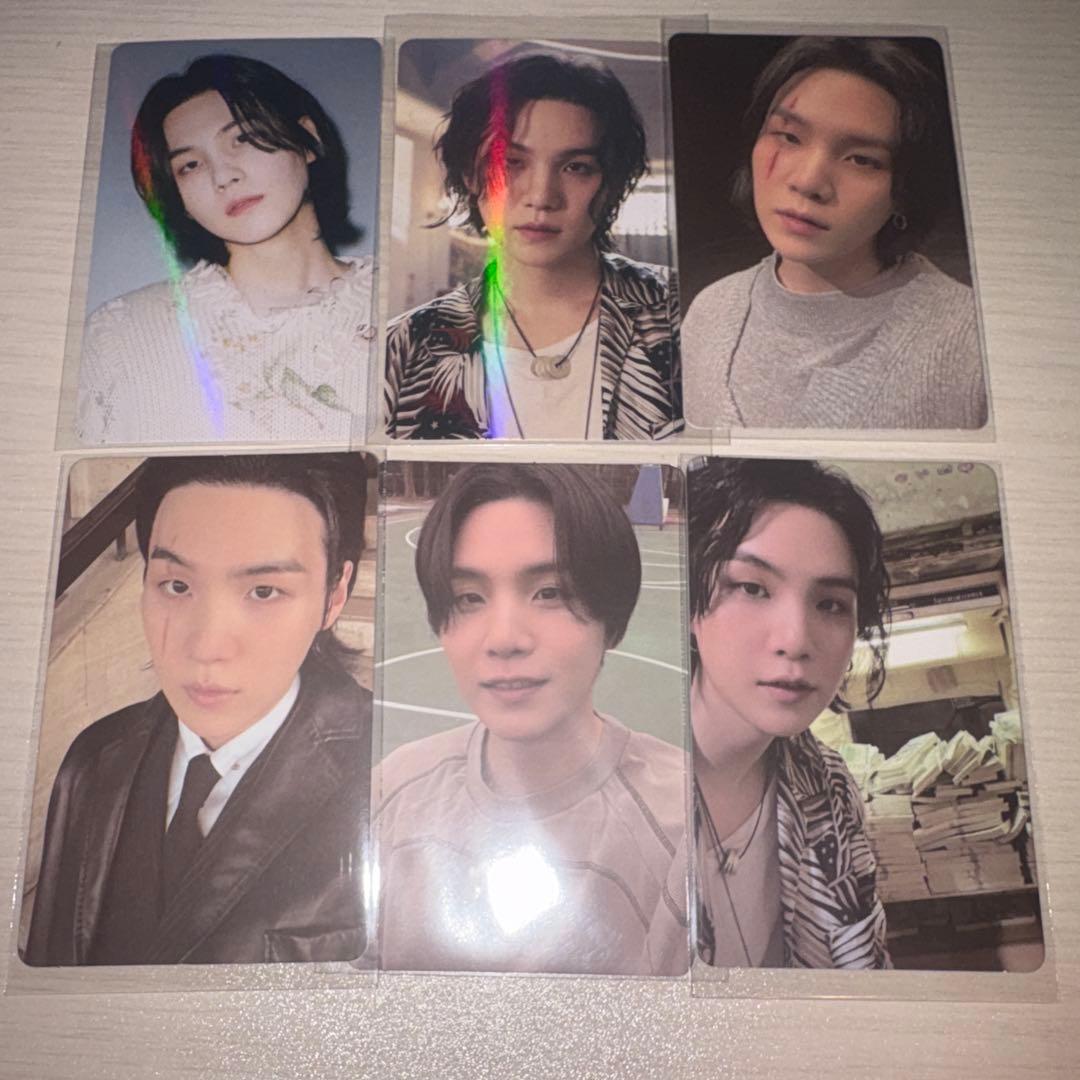 BTS SUGA ユンギ ミンユンギAgust D D-DAY トレカ6枚セット SUGA Agust D-DAY VIP限定チケット 会場限定トレカ ユンギ - メルカリ