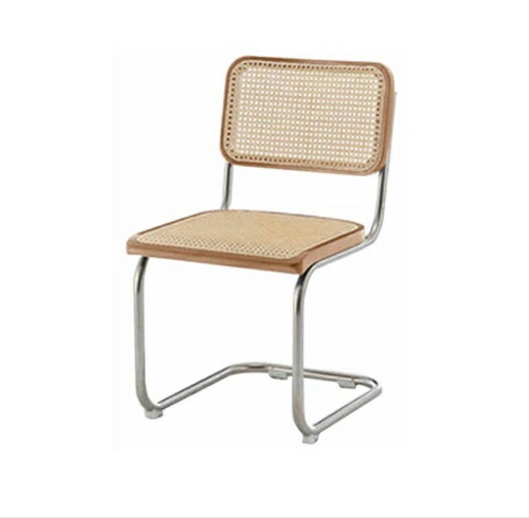 ラタンチェア ナチュラル 楽天市場】ダイニングチェア ラタン 座面高45cm クッション付 天然木