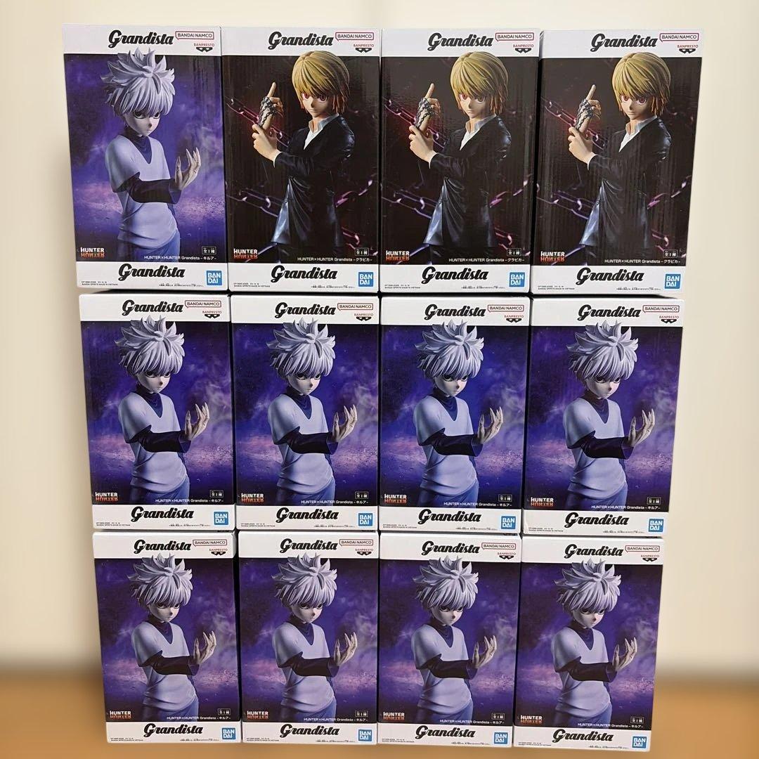 HUNTER×HUNTER Grandista キルア　クラピカ　12体セット HUNTER×HUNTER クラピカ キルア フィギュア 12個セット｜Yahoo!フリマ