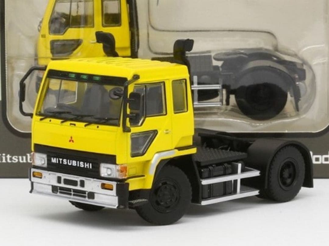 Model1 one 1/64 三菱ふそう ザ・グレート（1986）イエロー MODEL1 1/64 三菱ふそう ザ・グレート(1986)イエロー : ホビーロード
