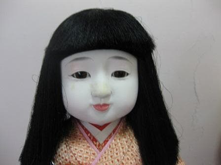 市松人形　赤総絞り着物　約52cm　難あり　日本人形・ひな祭り アウトレット品 雛人形 市松人形 13号 赤 熨斗 25a-ya-0069 : さくら