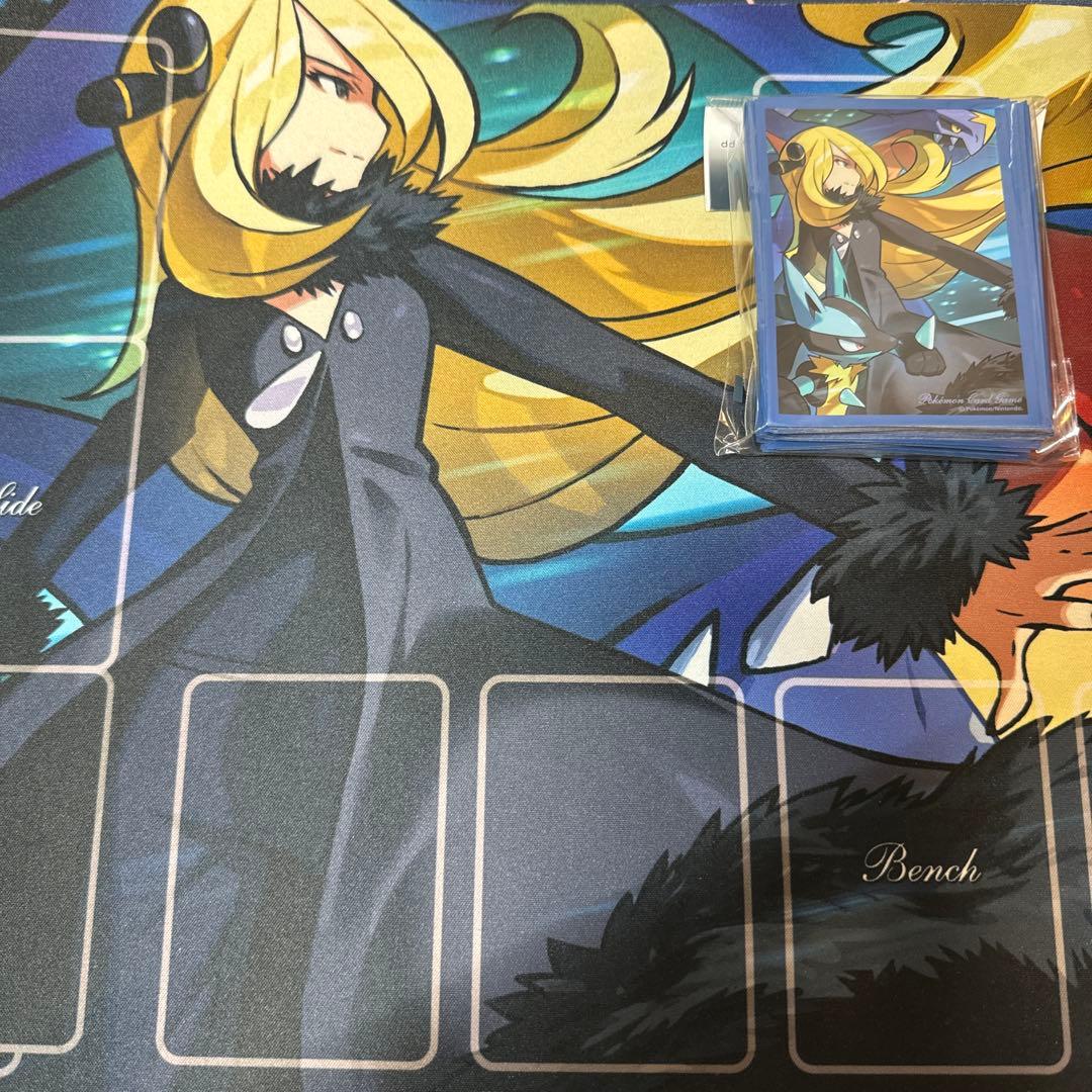ポケモンカードゲーム シロナの全力 プレイマット スリーブ セット